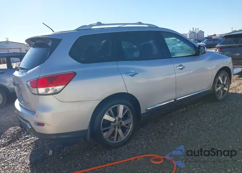 2015 Nissan Pathfinder Platinum z USA, uszkodzony, nr VIN 5N1AR2MN0FC620958